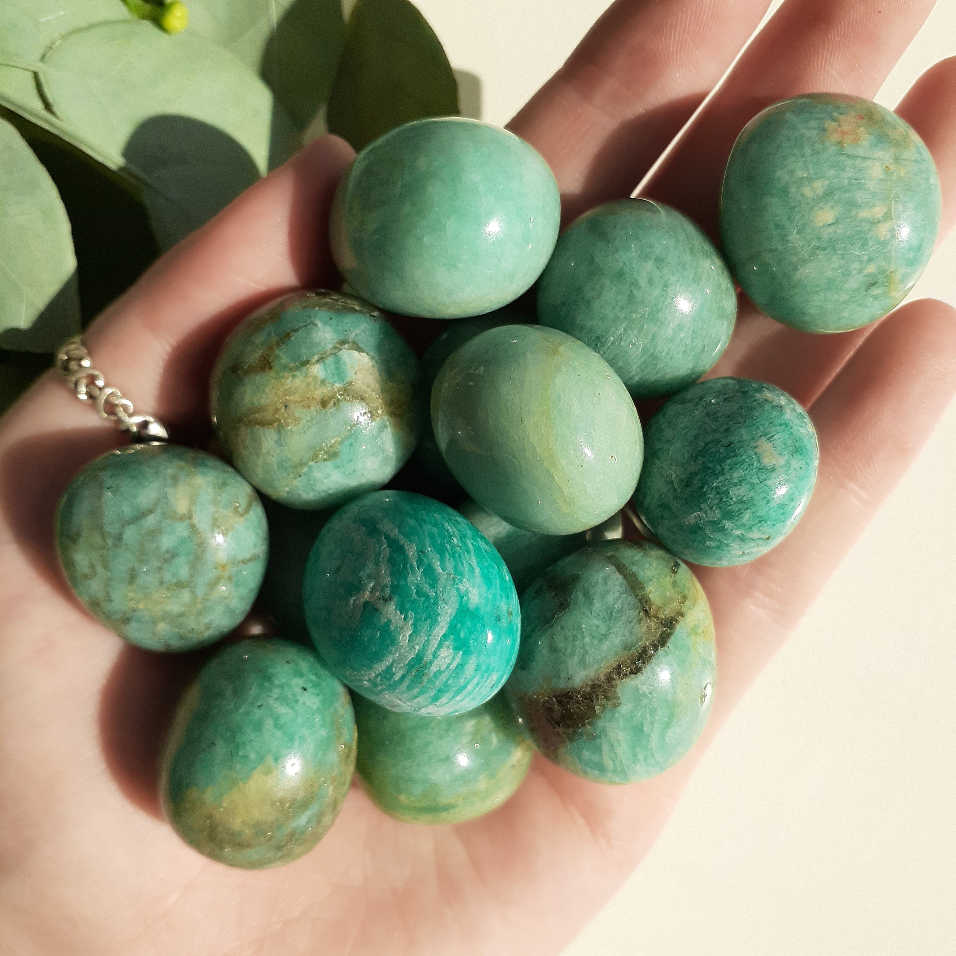 Amazonite Tumbled - 200gms Amazonite Tumbled - 200gms